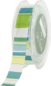 img 1 attached to May Arts 8 Inch Turquoise Grosgrain