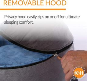 img 1 attached to K&amp;H Pet Products Self-Warming Kitty Hooded Bed - Removable Hood for Enhanced SEO