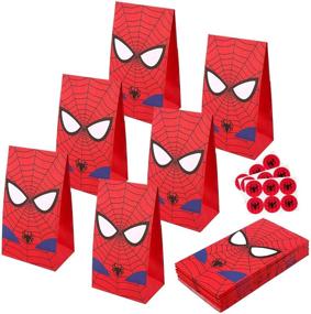 img 4 attached to RecTic Party Bags - Themed Goodie Bags for Kids Birthday Party, Pack of 24