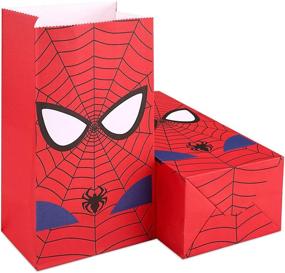 img 2 attached to RecTic Party Bags - Themed Goodie Bags for Kids Birthday Party, Pack of 24