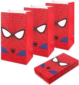 img 1 attached to RecTic Party Bags - Themed Goodie Bags for Kids Birthday Party, Pack of 24