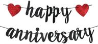 optimize seo: festive anniversary banner for wedding or birthday party decorations - black funny sign logo