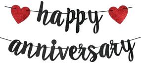 img 2 attached to Optimize SEO: Festive Anniversary Banner for Wedding or Birthday Party Decorations - Black Funny Sign