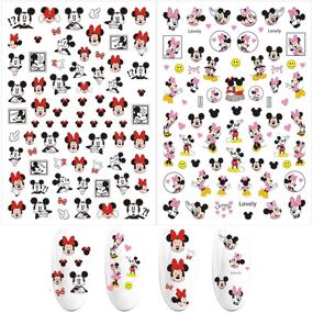 img 2 attached to 🌟 3D Nail Art Stickers: Adorable Cartoon Designs for Manicure Decoration - 150+ Decals