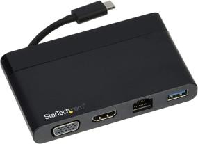 img 3 attached to 🔌 StarTech.com USB C Multiport Adapter: HDMI, VGA, Gigabit Ethernet, USB 3.0 - Docking Station for USB-C Laptops