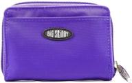 💜 seo-enhanced purple big skinny accordion wallet logo