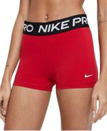 🩳 ultimate performance: nike women's pro 365 3" shorts logo