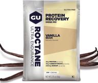 gu energy roctane ultra endurance protein recovery drink mix, 10 packets, vanillla bean, 2.15 oz (pack of 6) logo