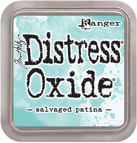 img 1 attached to 🌈 Vibrant and Long-lasting Craft Ink Pad: Ranger Tim Holtz Distress Oxide Salvaged Patina