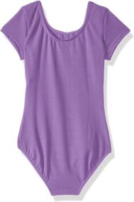 img 2 attached to 🩰 Capezio Girls Team Basic Short Sleeve Leotard: Stylish Comfort for Young Dancers