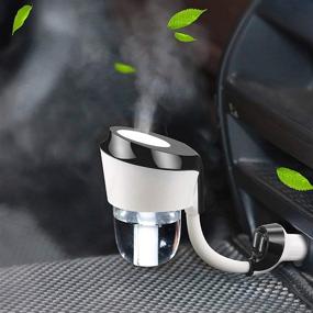 img 4 attached to 🚗 Enhance Your Drive with EEssen Car Diffuser Humidifiers: Essential Oil Diffusers and USB Car Charger Adapter in Black