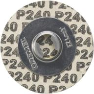 🪚 dremel ez413sa ez lock sanding disc, 240 grit (purple) - enhanced seo logo