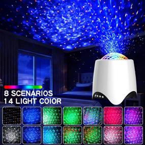 img 3 attached to 🌌 REDUCTUS Star Projector Galaxy Light: 3-in-1 LED Sky Projector with 14 Stunning Projection Effects, Built-in Music Speaker, Nebula Cloud, Perfect Christmas Gift for Baby Bedroom