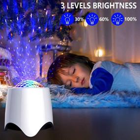 img 1 attached to 🌌 REDUCTUS Star Projector Galaxy Light: 3-in-1 LED Sky Projector with 14 Stunning Projection Effects, Built-in Music Speaker, Nebula Cloud, Perfect Christmas Gift for Baby Bedroom