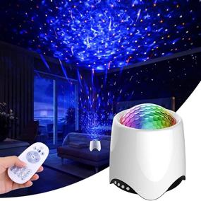 img 4 attached to 🌌 REDUCTUS Star Projector Galaxy Light: 3-in-1 LED Sky Projector with 14 Stunning Projection Effects, Built-in Music Speaker, Nebula Cloud, Perfect Christmas Gift for Baby Bedroom