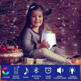 img 2 attached to 🌌 REDUCTUS Star Projector Galaxy Light: 3-in-1 LED Sky Projector with 14 Stunning Projection Effects, Built-in Music Speaker, Nebula Cloud, Perfect Christmas Gift for Baby Bedroom