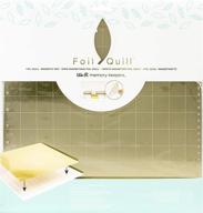🧲 we r memory keepers foil quill magnetic mat: a 12"x12" solution for effortless crafting! logo