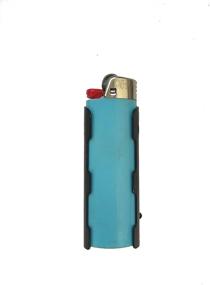 img 1 attached to Black 8-Ball Lighter Holder & Folding Pocket Knife - Fits BIC Lighter (Lighter Not Included)