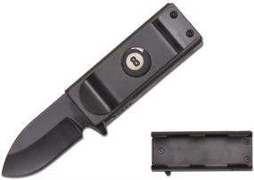 img 3 attached to Black 8-Ball Lighter Holder & Folding Pocket Knife - Fits BIC Lighter (Lighter Not Included)