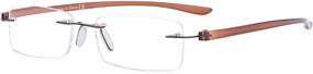 img 3 attached to BFOCO Lightweight Reading Glasses Rimless