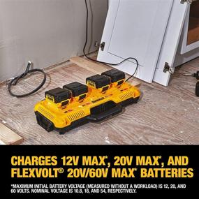 img 1 attached to 🔋 Ускоренная подзарядка: DEWALT 20V MAX 4-портовое зарядное устройство (DCB104)