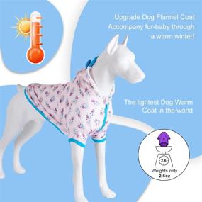 img 1 attached to 🐶 Enhanced LovinPet Fit Dogs Clothes: Ultra-Warm Dog Coat & Sweater Alternative; Lightweight Double-sided Fleece for Endless Winter Activities with No Fatigue