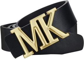 img 2 attached to 👨 Men's Accessories: Reversible Leather Rotated Buckle for Fathers