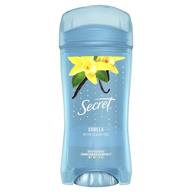 pack of 2 secret clear gel antiperspirant and deodorant, vanilla scent logo