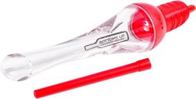 img 2 attached to 🍷 Aerating Wine Pourer - Bottoms Up Red, White, and Black (Red) - Enhance Aroma and Flavor