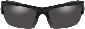 img 3 attached to Wiley Valor Sunglasses: Sporting a Sleek Smoke Matte Design