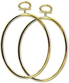 img 2 attached to 🖼️ Janlynn 21-1346 Gold Oval Just-A-Frame 2-Pack - 3-1/4 x 4-1/4 Inch, Premium Quality