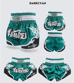 img 2 attached to 🥊 FLUORY Muay Thai Fight Shorts: High-Quality MMA Clothing for Training, Cage Fighting, Grappling, Martial Arts, and Kickboxing