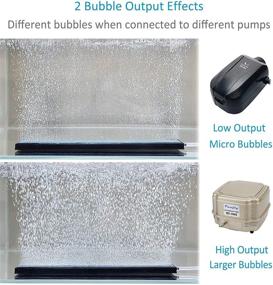 img 2 attached to Pawfly 8-12 Inch Air Stone: Enhance Your Aquarium with Grey Bubble Stone Bar Bubbler Airstones