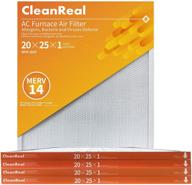 🏠 cleanreal 20x25x1 furnace defense: superior protection against pollutants in your home logo
