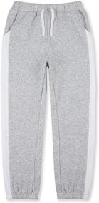 img 4 attached to 👖 Comfortable DOTDOG Velvet Jogger Sweatpants for Boys - Stylish Clothing with Pockets