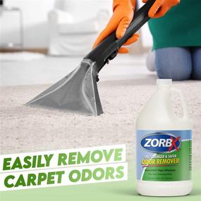 img 1 attached to 🐾 ZORBX Multipurpose Odor Remover - Unscented, Safe for Pets, Children, and All Surfaces, No Harsh Chemicals or Fragrances, Instant and Powerful Odor Eliminator (1/2 Gallon)