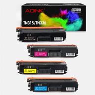 🖨️ high-quality compatible toner cartridge set for brother mfc printers - tn315 tn336 tn310 tn331 tn339 - 4pk/bcmy logo