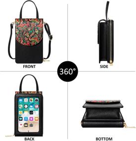 img 3 attached to KUKOO Crossbody Screen Shoulder Handbag: Stylish Women's Handbags, Wallets, and Crossbody Bags