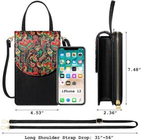 img 2 attached to KUKOO Crossbody Screen Shoulder Handbag: Stylish Women's Handbags, Wallets, and Crossbody Bags