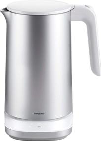 img 4 attached to 🔥 Premium Silver Stainless Steel Electric Kettle Pro - ZWILLING Enfinigy 1.56-qt Cool Touch Tea Kettle