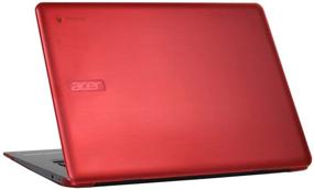 img 4 attached to 🔴 Красный чехол mCover Hard Shell для ноутбука Acer Chromebook 15 CB515 Series 15,6" - Не совместим с более старыми моделями C910 / CB5-571 / CB3-531 Series - Защита ноутбука