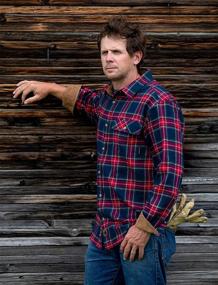 img 1 attached to 🏔️ Legendary Whitetails Flannels: Mountain Charcoal - Unleash Your Inner Adventurer!