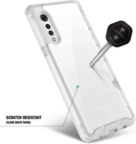 img 1 attached to 📱 NZND Case for LG Velvet, Velvet 5G - Full-Body Protection Rugged Bumper Shockproof Protective - Matte