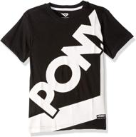 pony short sleeve heather print boys' clothing for tops, tees & shirts logo