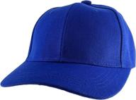 🧢 blank kids youth baseball hat with adjustable hook and loop closure - top headwear logo