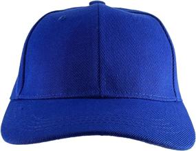 img 3 attached to 🧢 Blank Kids Youth Baseball Hat with Adjustable Hook and Loop Closure - TOP HEADWEAR