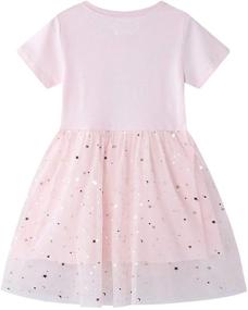 img 2 attached to 🌞 HOMAGIC2WE Summer Applique Clothes for Girls | Toddler Clothing and Dresses