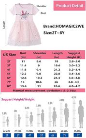 img 3 attached to 🌞 HOMAGIC2WE Summer Applique Clothes for Girls | Toddler Clothing and Dresses