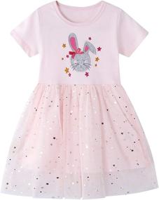 img 4 attached to 🌞 HOMAGIC2WE Summer Applique Clothes for Girls | Toddler Clothing and Dresses