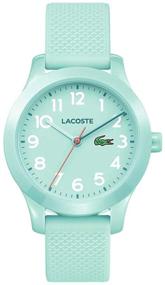 img 4 attached to 👧 Lacoste Kids' TR90 Blue Quartz Watch with Rubber Strap - Model 2030005 (Size 14)